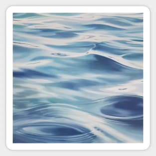 Infinity - lake water painting Sticker